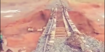 Chemin de fer Kaffrine – Tambacounda : Les eaux de pluie emportent l’infrastructure ferroviaire