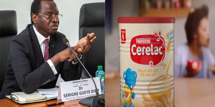 Dr Serigne Guèye Diop, ministre de l’industrie et du commerce : « Nestlé a respecté la norme 12% sur les produits pour bébé » 1 Dr Serigne Guèye Diop, ministre de l’industrie et du commerce : « Nestlé a respecté la norme 12% sur les produits pour bébé »