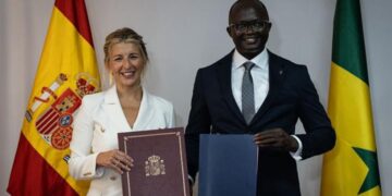 Visite de travail en matière d'inspection du travail : La 2ème vice-présidente espagnole Yolanda Díaz séjourne à Dakar 1 Visite de travail en matière d’inspection du travail : La 2ème vice-présidente espagnole Yolanda Díaz séjourne à Dakar