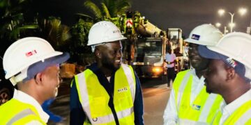 Patte d’oie : Le ministre El Malick Ndiaye assiste aux travaux de l’Ageroute