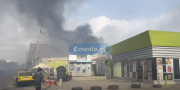 Urgent : Un violent incendie au niveau de l’ancienne piste à Ouakam