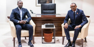 Kigali : Tête-à-tête entre le Président Paul Kagame et le Premier ministre Ousmane Sonko