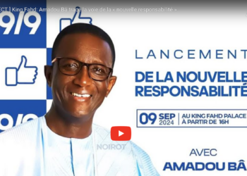 🔴[DIRECT ] Cérémonie de lancement de la « Nouvelle responsabilité » : Amadou Bâ trace sa voie