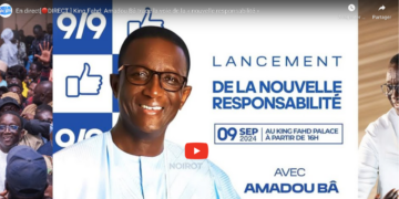 🔴[DIRECT ] Cérémonie de lancement de la « Nouvelle responsabilité » : Amadou Bâ trace sa voie