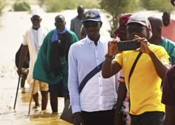 Crue du fleuve à Kanel : Daouda Dia au chevet des sinistrés des inondations