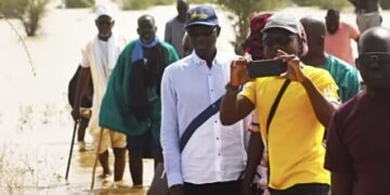 Crue du fleuve à Kanel : Daouda Dia au chevet des sinistrés des inondations