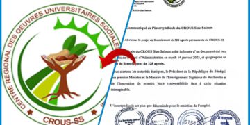 328 agents menacés de licenciement : l’intersyndicale du CROUS Sine Saloum alerte