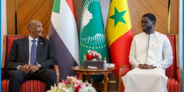 Le Président Bassirou Diomaye Faye reçoit Abdel Fatah Al Burkhan pour discuter de la crise soudanaise