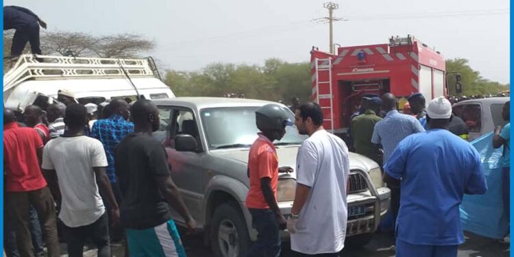 Accident mortel à Kaffrine : un décès et plusieurs blessés 1 Accident mortel à Kaffrine : un décès et plusieurs blessés