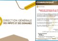 La Direction générale des Impôts et des Domaines (DGID) rappelle que le paiement du premier acompte provisionnel de l&rsquo;Impôt sur les Sociétés et de l&rsquo;Impôt sur le Revenu, au titre de l&rsquo;année 2024, est fixé au 17 février 2025.