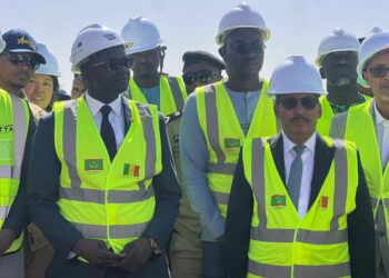 Pont de Rosso : Les travaux atteignent 32 % d’exécution, les ministres sénégalais et mauritanien en visite de chantier 1 IMG 20250202 WA0047