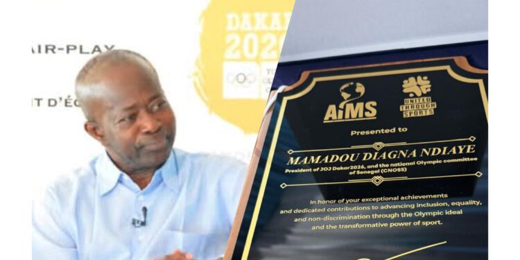 Mamadou Diagna Ndiaye honoré en Thailande pour son engagement en faveur de l'inclusion et de l’idéal olympique 1 InCollage 20250224 093435794