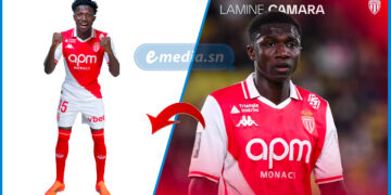 Lamine Camara, MVP du mois à l’AS Monaco