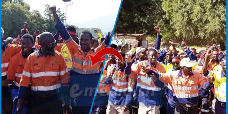 Interdiction de marche à Dakar : les ex-travailleurs du ministère des mines maintiennent la pression 1 Interdiction de marche à Dakar : les ex-travailleurs du ministère des mines maintiennent la pression