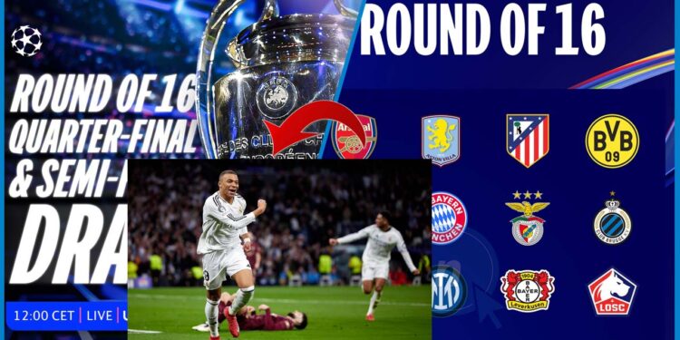 Ligue des Champions : voici les affiches des huitièmes 