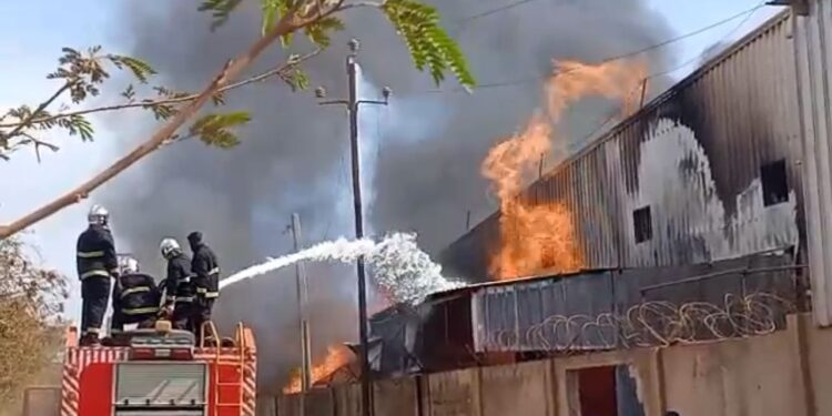 Incendie à l'usine CIF de Diamniadio : d'importants dégâts matériels 1 IMG 20250414 WA0208