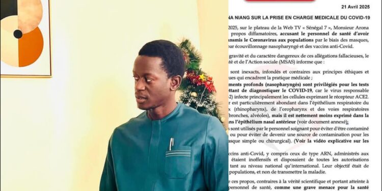 Transmission du Covid-19 : le ministère de la Santé défend le personnel médical face aux propos d’Arona Niang 1 InCollage 20250421 214334451