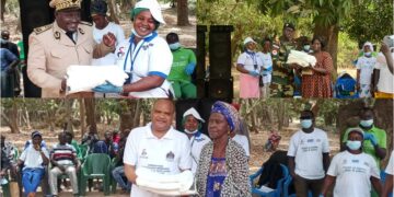 Lutte contre le paludisme : lancement de la campagne de distribution de masse de moustiquaires imprégnées à Toubacouta (Nyassia) 6 InCollage 20250526 091957062