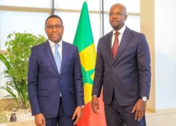 Le Premier ministre Ousmane Sonko félicite Sidi Ould TAH et salue la candidature d’Amadou Hott 1 InCollage 20250529 164818175