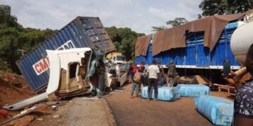 Kaffrine : cinq blessés dans une collision entre un camion malien et un véhicule de transport 6 FB IMG 1749823046108