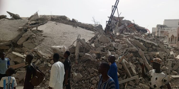 Touba : un immeuble en construction s’effondre à Touba 28, trois morts retrouvés sous les décombres 1 IMG 20250625 WA0097