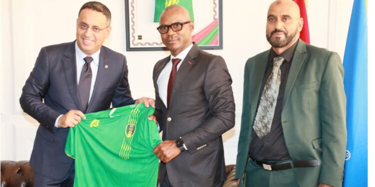 Nouakchott : Le président de l’AIPS Afrique en visite de travail en Mauritanie 1 InCollage 20250609 214738657