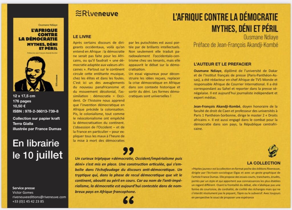 « L’Afrique contre la démocratie » : Ousmane Ndiaye démonte un discours en vogue 2 img 20250619 wa014015322320111217598371