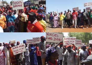 Tambacounda : Colère noire des habitants de Koussanar contre la SOGES pour la mauvaise gestion de leur forage 1 InCollage 20250702 141806018