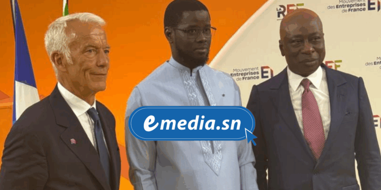 Le Président Bassirou Diomaye Faye présent à Paris pour la REF 2025 aux côtés du MEDEF et du CNP 1 20250827 183103 0000