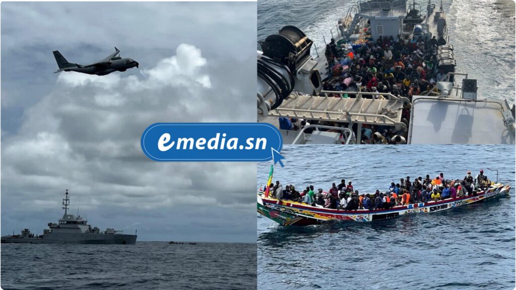 La Marine nationale sauve 133 migrants au large de Dakar - EmediaSN