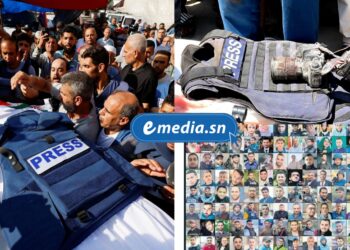 Mobilisation mondiale des médias pour dénoncer les meurtres de journalistes à Gaza 1 InCollage 20250901 113117401