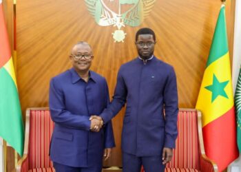 Le président Bassirou Diomaye Faye accueille à Dakar le président bissau-guinéen Umaro Sissoco Embaló 1 InCollage 20251006 231711949