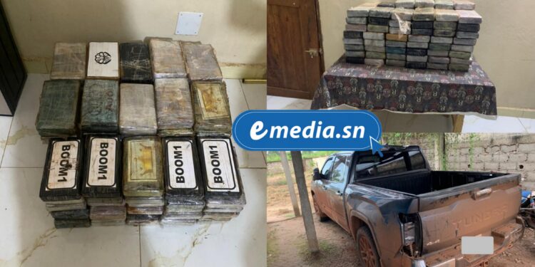 Saisie de 115 kg de cocaïne à Kalifourou, d’une valeur de 9,2 milliards FCFA, par les Douanes<br> 1 InCollage 20251019 183426854