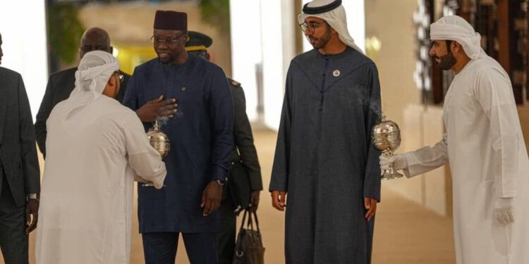 Retour discret mais polémique d’Ousmane Sonko après un séjour éclair à Abu Dhabi 1 FB IMG 1764060701770