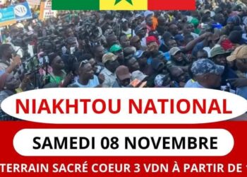 Le Collectif NIAKHTOU NATIONAL maintient son rassemblement au terrain Sacré-Cœur 3 malgré la décision du Préfet de Dakar 2 InCollage 20251107 175521879