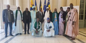 Rencontre historique entre le Sénateur Diallo Elhadj Moussa et le Khalife Thierno Madani Mountaga Tall au Parlement européen 9 IMG 20251203 WA0217