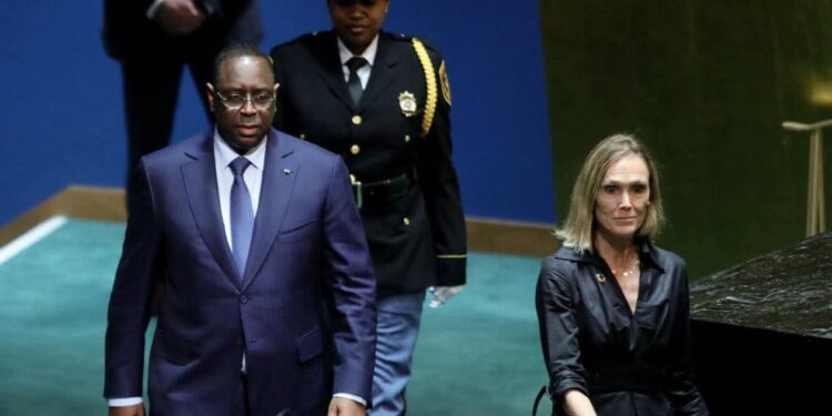 Candidature de Macky Sall à l’ONU : son équipe de communication évoque un soutien majoritaire malgré l’échec du consensus à l’Union africaine 1 Candidature de Macky Sall à l’ONU : son équipe de communication évoque un soutien majoritaire malgré l’échec du consensus à l’Union africaine