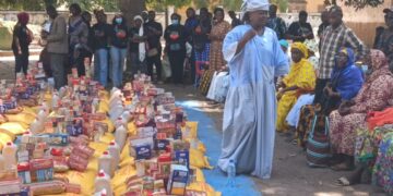 ‎Ziguinchor : 1000 repas et 254 kits alimentaires distribués par Aminata Angélique Manga pendant le Ramadan et le Carême