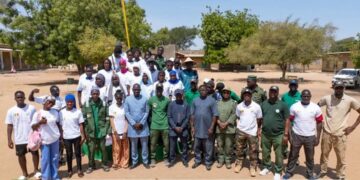 Journée de reboisement au Lycée Ndiouma Cor Faye de Ndiaganiao : plus de 100 plants mis en terre grâce à l&rsquo;appui de l&rsquo;ASERGMV
