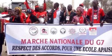 Crise de l’école sénégalaise : le G7 accuse le gouvernement de mépris, dénonce des pratiques salariales illégales et appelle à la marche du 8 avril 2026