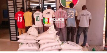 Bignona : huit personnes interpellées après le démantèlement d’un réseau de vol et de recel de sacs de poivre estimés à plus de 5 millions FCFA