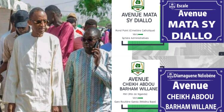 À Kaffrine, des rues baptisées en hommage à des figures marquantes de la commune 1 À Kaffrine, des rues baptisées en hommage à des figures marquantes de la commune