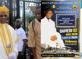 Mermoz Sacré-Cœur : inauguration d’un boulevard au nom de Cheikh Ahmadou Kara Mbacké prévue le 2 mai 2026