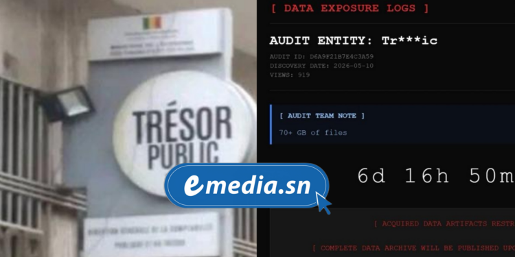 Cyberattaques au Sénégal : le Trésor public frappé, 70 Go de données sensibles exposées sur le dark web