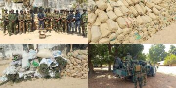 Opération ELOL 2026 : plus de six tonnes de produits illicites saisies et plusieurs réseaux criminels démantelés en Casamance