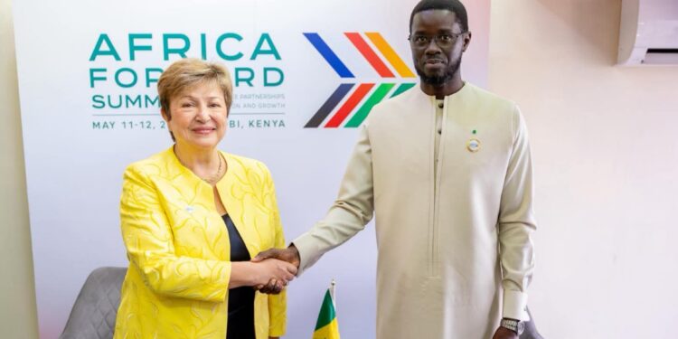 Sommet Africa Forward : Diomaye échange avec la directrice du FMI sur la dette du Sénégal