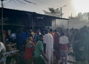 Tambacounda : encore un incendie au marché central avec d’importants dégâts matériels