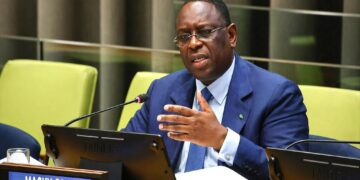 Macky Sall échange avec l’ambassadeur chinois Fu Cong dans le cadre de sa candidature au poste de secrétaire général de l’ONU