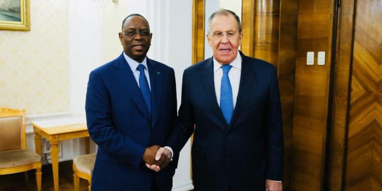 Candidature à l'ONU : Macky Sall échange avec le chef de la diplomatie russe Sergueï Lavrov 1 Candidature à l’ONU : Macky Sall échange avec le chef de la diplomatie russe Sergueï Lavrov