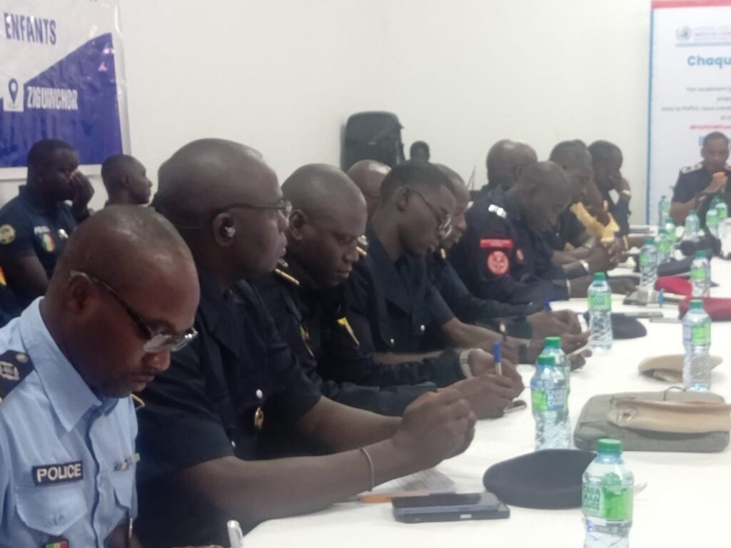 Ziguinchor : la police judiciaire en formation pour mieux concilier droits humains, protection de l’enfance et efficacité des enquêtes 4 img 20260721 wa03234544148815650847316